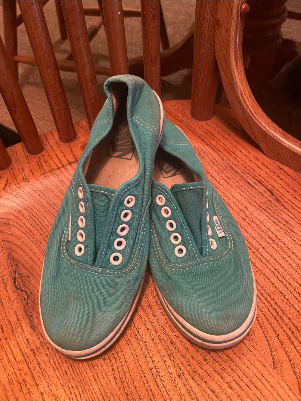 Vans Teal Canvas low-pro Sneakers